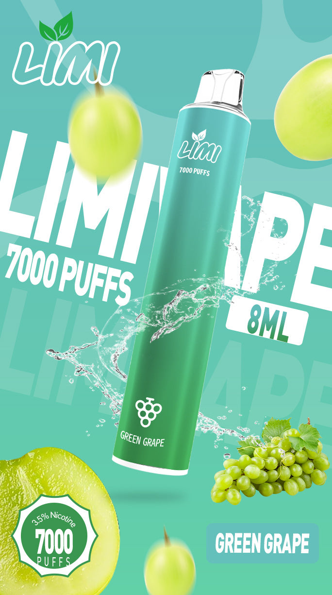 台灣現貨-Limi7000口拋棄式/電子煙 煙油容量更高 口味更優化