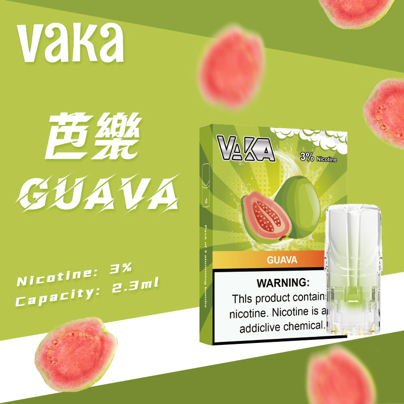 限時活動-【vaka一代煙彈】購買6盒送VAKA煙蛋1盒 /購買8盒送VAKA主機一隻或者煙彈1盒，通配一代relx/sp2一代主機