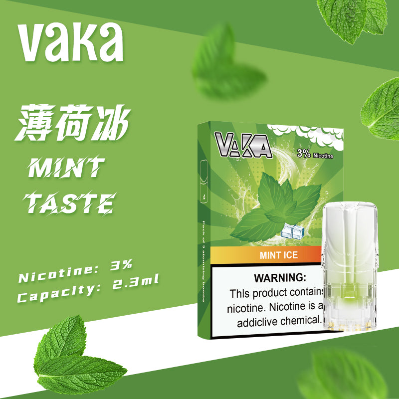 限時活動-【vaka一代煙彈】購買6盒送VAKA煙蛋1盒 /購買8盒送VAKA主機一隻或者煙彈1盒，通配一代relx/sp2一代主機