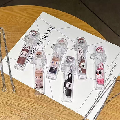 LABUBU拉佈佈 一代/五代主機通用保護套 防摔 透明 通用SP2S主機保護套（配掛繩）🍬台灣現貨