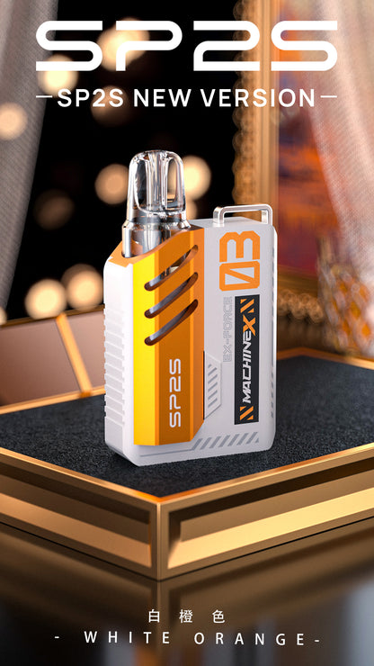 新品上市-【Sp2s Pod換彈式主機套裝】Sp2s MAX系列新款帶屏套裝/盒子棉網芯換彈式/支持0.8歐/1.0歐 -6W-17W功率調節