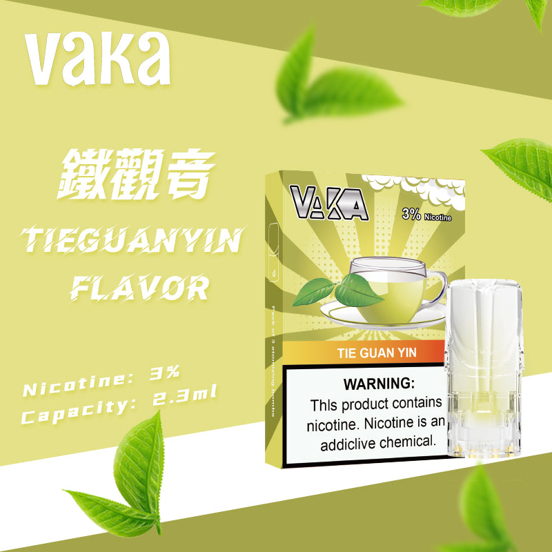 限時活動-【vaka一代煙彈】購買6盒送VAKA煙蛋1盒 /購買8盒送VAKA主機一隻或者煙彈1盒，通配一代relx/sp2一代主機