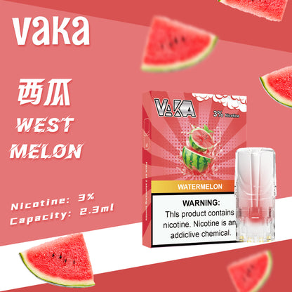 限時活動-【vaka一代煙彈】購買6盒送VAKA煙蛋1盒 /購買8盒送VAKA主機一隻或者煙彈1盒，通配一代relx/sp2一代主機