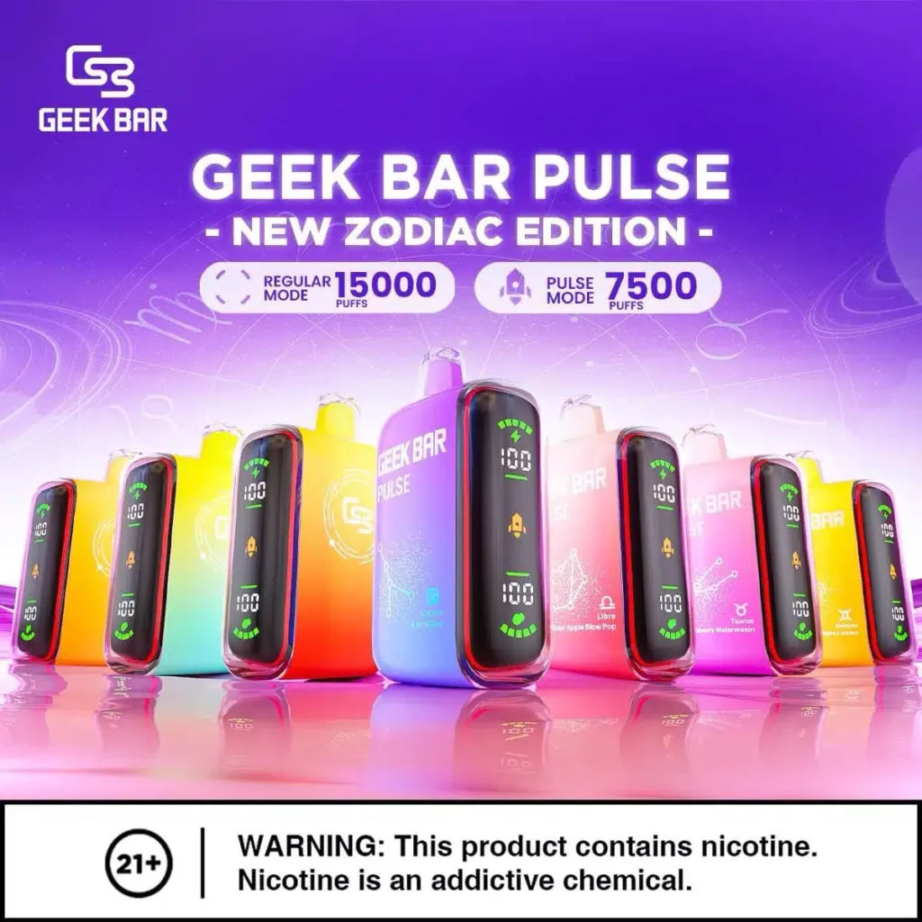 GeekBar 小火箭｜美國大牌15000口拋棄式/一次性電子煙